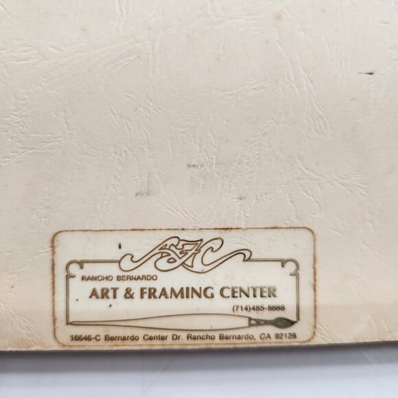 Small Framed Fluid Art Acrylic Pouring Abstract Painting - Picture 5 of 5